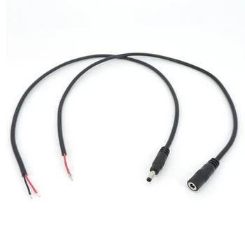 0,5 М 4.0x1.7 мм 2pin DC женский мужской кабель удлинитель 4,0 мм x 1,7 мм разъем шнура питания постоянного тока удлинитель diy ремонтный провод t1