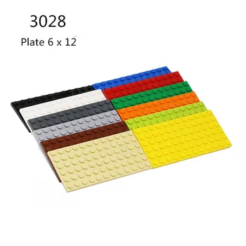 1 шт Строительные блоки 3028 Пластина 6 x 12 Коллекций кирпичей Объемная модульная игрушка GBC для высокотехнологичного набора MOC 0