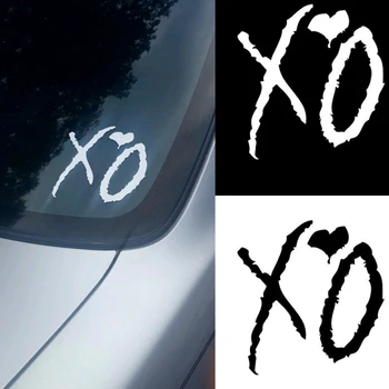 1 шт. Универсальная Водонепроницаемая Наклейка The Weeknd XO для ДОМАШНИХ животных, пленка для отделки окон автомобилей, автомобильные Наклейки, Внешние Декоративные Аксессуары