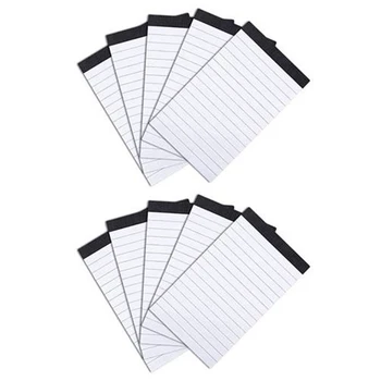10 Шт Блокнот для рукописного ввода Mini Pocket Notebook Refill A7 Memo Book с 30 листами канцелярских принадлежностей на подкладке 0