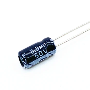 20 шт./лот BC05 высокочастотный низкоомный алюминиевый электролитический конденсатор 50v 3.3МКФ размером 4*7 3.3 МКФ 20%