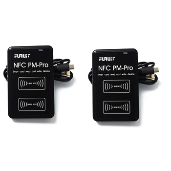 2X FURUI Новый PM-Pro RFID IC/ ID копировальный аппарат дубликатор брелок NFC считыватель Писатель зашифрованный программатор USB UID копия карты-бирки