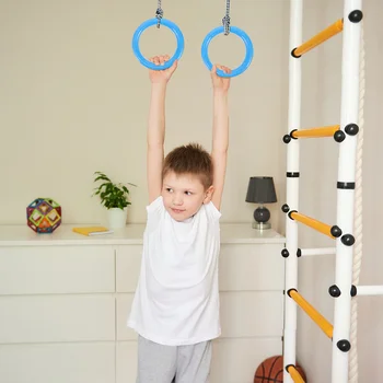 2шт Кольца для фитнеса и гимнастики, удобные кольца для подтягивания, спортивные кольца для тренировок на открытом воздухе и в помещении