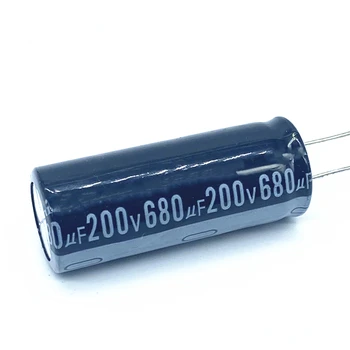 4 шт./лот Алюминиевый электролитический конденсатор 680 мкф 200 В 680 мкф Размер 18*50 200v680 мкф 20%