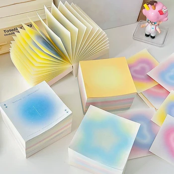 400 листов / упаковка Градиентный Блокнот Для Заметок Большой Емкости Декоративные Заметки Kawaii DIY Journal Для Скрапбукинга 0