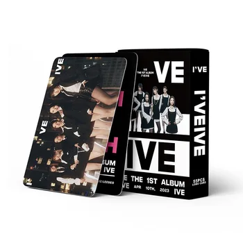 55 шт./компл. Kpop Idol Lomo Cards IVE Фотокарточки Фотокарточка Открытка для коллекции поклонников 0