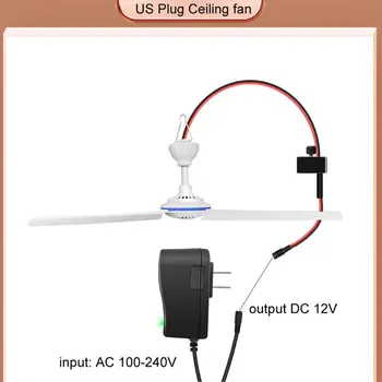 CPDD Мини-вентилятор с питанием от USB 110 В 220 В для регулировки мощности постоянного тока 12 В