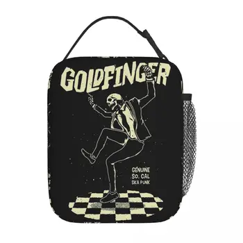 Goldfinger, оригинальные аксессуары So.Cal Ska Punk, изолированная сумка для ланча, Сумка для хранения продуктов, портативный кулер, термальные ланч-боксы