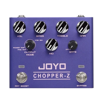 JOYO R-18 CHOPPER-Z Педаль дисторсии, педаль гитарных эффектов, имитация усилителя с высоким коэффициентом усиления, Современный металлический звук, шумоподавляющие гитарные партии