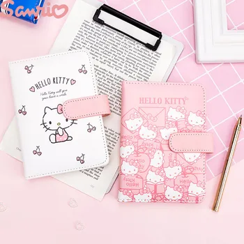 Sanrio Аниме Hello Kitty A6 Записная Книжка Мультяшный Дневник Блокнот Для Заметок Для Девочек-Студентов Планировщики Школьные Принадлежности Канцелярские Товары Оптом