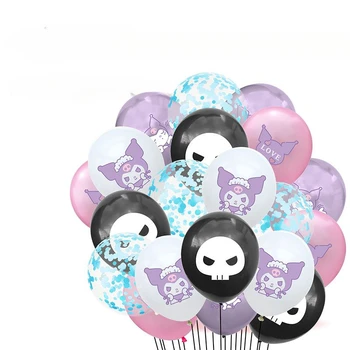 Sanrio Новый Латексный Воздушный шар Аниме Куроми Мультфильм Утолщенное Круглое Животное Милый Воздушный шар Детская Игрушка Украшение Тематической вечеринки Подарок на День рождения 0