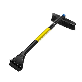 Автомобильная лопата для уборки снега 4 в 1, телескопический съемник, переносная противогололедная разморозка, многофункциональная щетка для уборки снега 0