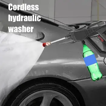 Автомобильный распылитель воды высокого давления Аккумуляторная автомойка Water Guun Шланг для полива автомобиля Насадка Разбрызгиватель Автоматический очиститель воды Guun Spray Cleaner