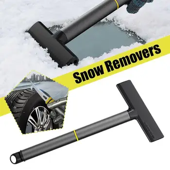 Автомобильный скребок для льда, лопата для удаления снега с лобового стекла, ледокол, щетка для удаления снега, щетка для чистки стекла, ТПУ, Зимняя щетка для снега, Инструмент для лопаты
