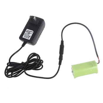 Аккумулятор Y1UB LR20 D, штепсельная вилка США, кабель питания, замените аккумулятор LR20/AM1/ D для электрического игрушечного фонарика-часов 0