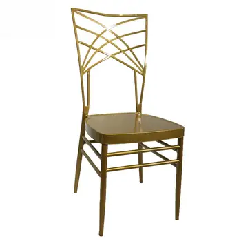 Банкетный стул с золотой спинкой и крестом полая конструкция открытый свадебный стул отель мероприятие стул для вечеринки 0