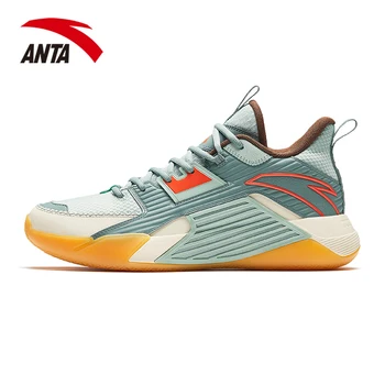 Баскетбольная обувь Anta Suyi 3 Мужская обувь kt Cement Killer С Высоким берцем, противоскользящая и прочная Спортивная обувь 112341604 0