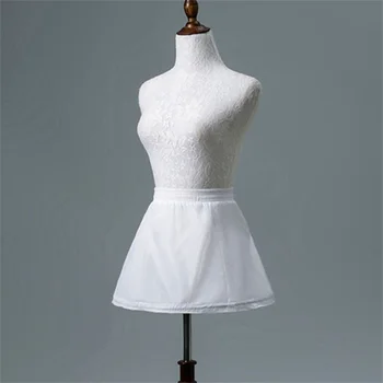 Белая нижняя юбка-комбинация с кринолином и 3 обручами для бального платья, свадебного платья для выпускного вечера для новобрачных 0