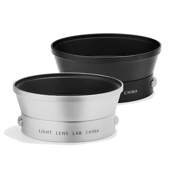 Бленда объектива Light Lens Lab IROOA, окрашенная в черный хром, Полностью латунный корпус, Переделанный бленда объектива Leica IROOA 0