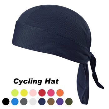 Велосипедная кепка, впитывающая пот, шапочка-бини, велосипедный платок, повязка на голову, Пиратская шляпа, шапочка-бини для улицы