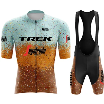 Велоспорт Mtb TREK Брюки Мужские Профессиональная рубашка Джерси Pro 2024 Одежда Команды Летняя мужская форма Мужская одежда Спортивная одежда Комплект нагрудников