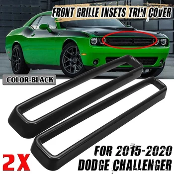 Верхняя Центральная гоночная решетка радиатора переднего бампера автомобиля, Решетка для литья под давлением, Защитная накладка для Dodge Challenger 2015-2020 гг. 0