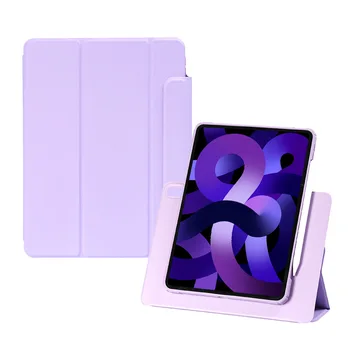 Вращающийся Съемный Задний Чехол для iPad 9,7 10-го 10,2 9-го 8-го Pro 10,5 11 12,9 Air 3 4 5 10,9-Дюймовый Чехол Mini 6 Smart Magnetic Shell