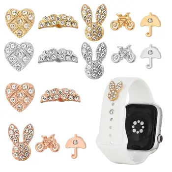 Гвозди для браслета, украшение для ремешка для часов, кольцевые гвозди для ремешка для Apple Watch, декоративные кольцевые гвозди, подвески для наручных ремней для Apple Watch