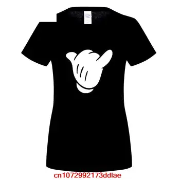 Горячая распродажа, супер Модная футболка для взрослых с мультяшной рукой Micke Shaka Sign, Футболка из 100% хлопка