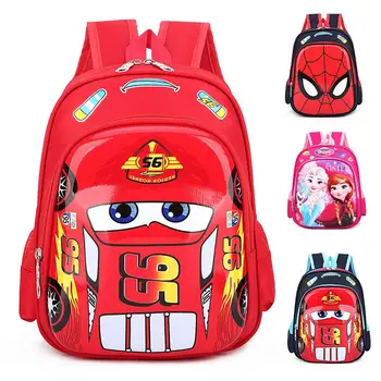 Детская мультяшная сумка Disney car Kid для школьников, рюкзак для детского сада для мальчиков и девочек, дорожная сумка для хранения книг