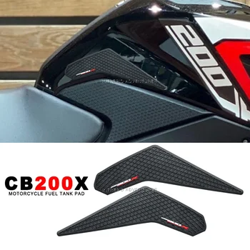 Для HONDA CB200x cb 200x 2022 2023 Мотоциклетные нескользящие боковые наклейки против накладки на топливный бак Водонепроницаемая накладка