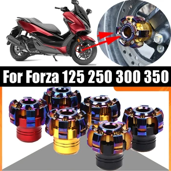 Для HONDA Forza 125 FORZA 350 FORZA 300 250 2018 - 2021 Аксессуары для мотоциклов Ось переднего колеса Вилка Слайдер Защита от краш-накладки