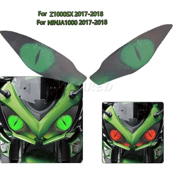 Для KAWASAKI Z1000SX Z1000 SX Z 1000SX NINJA1000 NINJA 1000 2017 2018 3D Мотоциклетный Передний Обтекатель Наклейка На Фару Защита