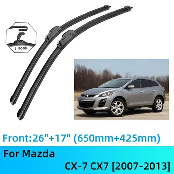 Для Mazda CX-7 CX7 Передние Щетки заднего стеклоочистителя, Аксессуары для кисточек, J U Крюк 2007-2013 2007 2008 2009 2010 2011 2012 2013 0