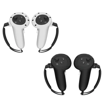 Для Oculus Quest 3 VR Защитный Чехол Для Сенсорного Контроллера VR Силиконовый С Ремешком Ручка-Захват Аксессуары Для Виртуальной Реальности 0
