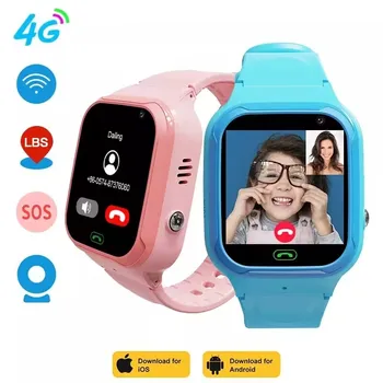 Для смарт-часов Xiaomi Kids 4G с GPS-треком, камерой видеовызова, SOS, водонепроницаемым дисплеем, отслеживанием местоположения, LBS-трекером, детскими смарт-часами 0