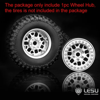 Запасная часть LESU RC Металлическая ступица колеса 1,9 дюйма Аксессуары для 1/10 внедорожных гусеничных автомобилей с дистанционным управлением, игрушки модели TH22955 0