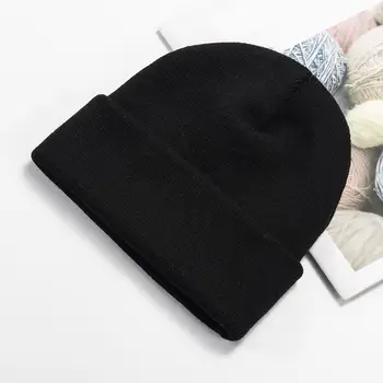 Зимняя шапка с высокой эластичностью, уютная зимняя шапочка унисекс, эластичная вязаная шапка с мягкой защитой ушей, высокая эластичность для женщин