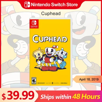 Игровые предложения Cuphead для Nintendo Switch 100% Официальные Оригинальные физические карточные игры в жанре аркадного экшн-платформера для Switch OLED Lite