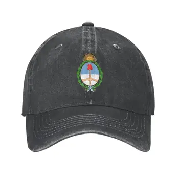 Изготовленная на заказ хлопчатобумажная бейсболка с гербом Аргентины, Уличная Женская Мужская Регулируемая шляпа для папы, летняя