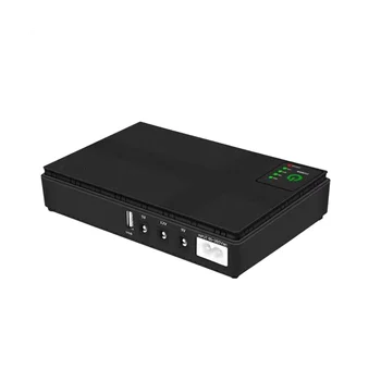 Источник бесперебойного питания 5 В 9 В 12 В, мини-ИБП USB, резервная батарея емкостью 10400 мАч для WiFi-маршрутизатора CCTV (штепсельная вилка EU)