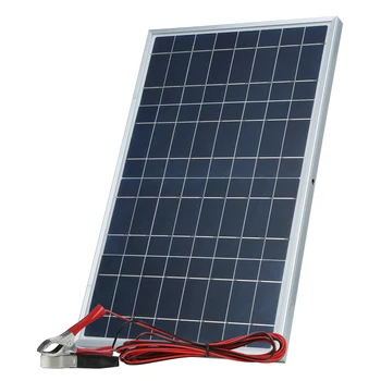 Комплект солнечных панелей мощностью 30 Вт постоянного тока 12 В/18 В с зажимом типа 
