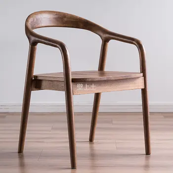 Кофейные деревянные обеденные стулья в скандинавском стиле для отдыха в ресторане, эргономичные кухонные обеденные стулья, акцентная мебель Sedie Cucina