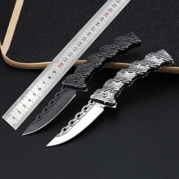 Креативный Цепной Складной нож Многофункциональный Походный нож для самообороны из нержавеющей стали Коллекция декоративных ножей