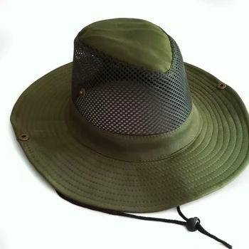 Летние мужские шляпы с дышащей сеткой для путешествий, скалолазания, рыбалки, пляжа, Складные солнцезащитные кепки для мужчин