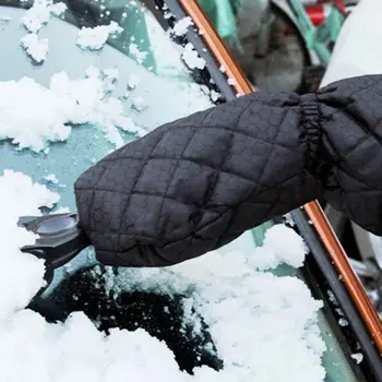 Лопата для снега ABS с перчаткой, Лопата для снега для грузовика внедорожника 0