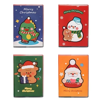 Маленькие Рождественские блокноты, карманный блокнот для записей студентов, ведение дневника, прямая поставка
