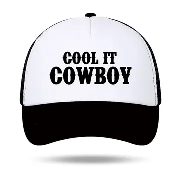 Модная кепка для взрослых Cool It, ковбойская сетчатая кепка дальнобойщика, унисекс, повседневная солнцезащитная кепка, кепка рыбака, кепка для мальчика, осенне-зимняя кепка