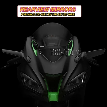 Мотоцикл Регулируемые Алюминиевые Зеркала Заднего Вида Ветровое Зеркало Для KAWASAKI Ninja ZX10R ZX-10R SE ZX10RR ZX-10RR ZX 10 R RR
