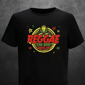 Мужская футболка Best Reggae Lion с летним повседневным принтом с коротким и удобным круглым вырезом